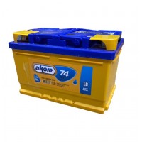 Аккумулятор АКОМ 6СТ-74 Евро (низкий)