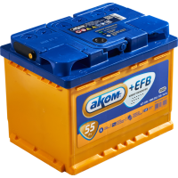 Аккумулятор АКОМ 6СТ-55 EFB Евро