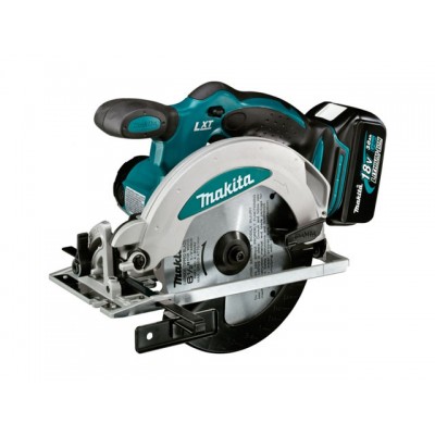 Аккум. циркулярная пила MAKITA LXT DSS 610 RF в чем. (18.0 В, 1 акк., 3.0 А/ч, Li-Ion, 165х20 мм, до 57 мм)