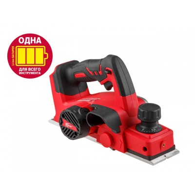 Аккум. рубанок WORTEX CPL 2082 в кор. ALL1 XLT SOLO 18 В, шир. до 82 мм, глуб. до 2 мм (15.000 об/мин; ширина: 82 мм; макс.глубина: 2,0 мм; 2,62 кг.)