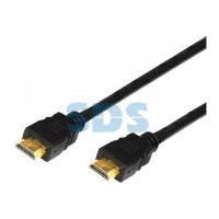 Шнур HDMI - HDMI без фильтров, длина 1,5 метра, (GOLD) (PE пакет) PROconnect