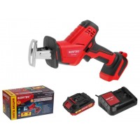 Аккум. сабельная пила WORTEX CSR 1018 E в чем. ALL1 XLT SET 18В, 1 акк., 2 Ач, дер. 100 мм (18 В, С АКБ (2.0 А/ч) И З/У, дерево до 100 мм, металл до 6