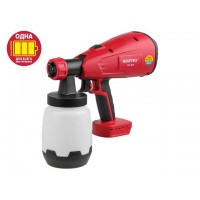 Аккум. краскораспылитель WORTEX CPS 1810 в кор. ALL1 XLT SOLO 18В, 700 мл/мин, 1 л бак (18 В, БЕЗ АКБ И ЗУ, 700 мл/мин, 1 л бак, 2.6 мм сопло, 50 DIN)
