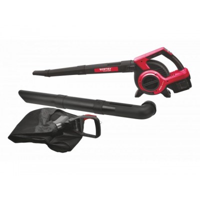 Аккум. воздуходувка WORTEX BB 2536-1 D в кор. ALL1 XLT SOLO (36 В (2х18 В), макс.объем возд. потока 550 м куб/ч, функция пылесоса с мульчированием, БЕ