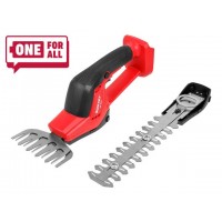 Аккум. ножницы садовые WORTEX SG 1820 в кор. + насадка-кусторез ALL1 XLT SOLO (Длина ножа (кусторез) 150 мм, длина ножа (для травы) 130 мм)