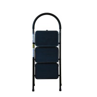 Лестница-стремянка Алюмет МСН203 (3-х ступ., сталь, широкая ступень)