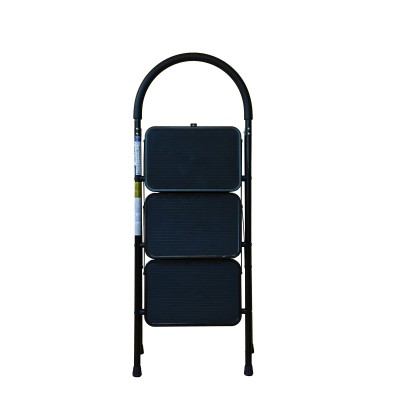 Лестница-стремянка Алюмет МСН203 (3-х ступ., сталь, широкая ступень)