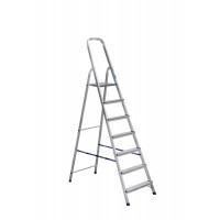 Лестница-стремянка Алюмет АМ707 (40*20, 7-и ступ., алюминий, матовая)