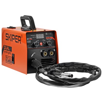 Полуавтомат сварочный SKIPER FLUX/MMA-210D-10 (2 ГОДА гар, 210A, FLUX/MMA/TIG)
