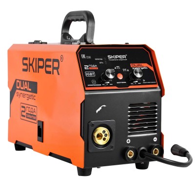 Полуавтомат сварочный SKIPER MIG/MAG-250D-15 (250А; МИКРОПРОЦЕССОР; MIG/MAG; еврорукав 3м)
