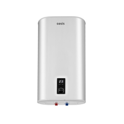 Водонагреватель накопит. Oasis 50А (2кВт, 50л, медный ТЭН, дисплей, верт, УЗО, антизаме