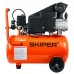Воздушный компрессор SKIPER AR25S (до 180 л/мин, 8 атм, 25 л, 230 В, 1.50 кВт)