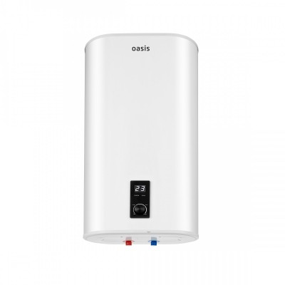 Водонагреватель накопит. Oasis 50D (2кВт, 50л, медный ТЭН, дисплей, верт, УЗО, антизаме