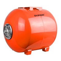 Гидроаккумулятор SKIPER T-80H (80 л, горизонтальный, сталь, 6 атм)