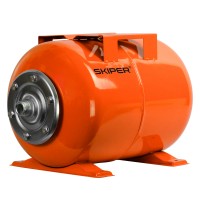 Гидроаккумулятор SKIPER T-24H (24 л, горизонтальный, сталь, 6 атм)