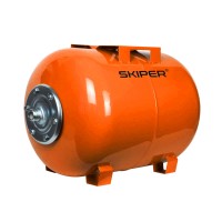 Гидроаккумулятор SKIPER T-50H (50 л, горизонтальный, сталь, 6 атм)