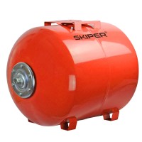 Гидроаккумулятор SKIPER T-100H (100 л, горизонтальный, сталь, 6 атм)
