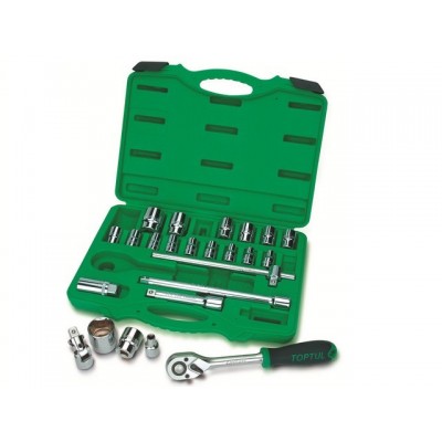 Набор головок 1/2" 8-32мм 24предм. 6гр. TOPTUL