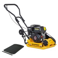 Виброплита SKIPER C90L-WM (LС200F, 6.5л.с., плита 54х42см., 15кН, 25м/мин, рез. коврик, колёса) Виброплита SKIPER C90L-WM (LС200F, 6.5л.с., плита 54х42см., 15кН, 25м/мин, рез. коврик, колёса)