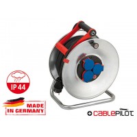 Удлинитель на катушке 50м (3 роз., 3.3кВт, метал. катушка, резин. кабель, с/з) Brennenstuhl Garant (3,3кВт; 3х1,5мм2; степень защиты: IP44)