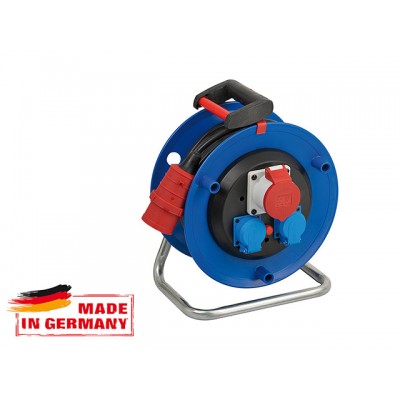 Удлинитель на катушке 30м (2роз.+1 на 400В cо штекером, 11кВт, с/з) Brennenstuhl Garant (11кВт; 5х1,5мм2; степень защиты: IP20)