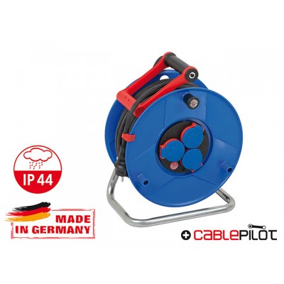 Удлинитель на катушке 40м (3 роз., 5.5кВт, резин. кабель) Brennenstuhl Garant (5,5кВт - макс. мощ.; 3,3кВт - номин. мощ.; 3х2,5мм2; IP44)