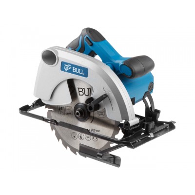 Циркулярная пила BULL KS 1901 в кор. 1500 Вт, 190х30 мм, до 66 мм (Литая алюминиевая платформа, 6000 об/мин)